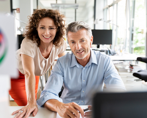 Business-Portraits in einem modernen Düsseldorfer-Büro.