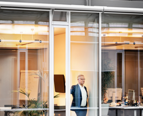 Business-Portraits vom Vorstand Manfred Abrahams der  Stadtwerke Düsseldorf.