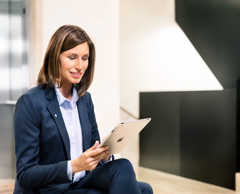 Business-portraits für ThyssenKrupp Elevator in Stuttgart.