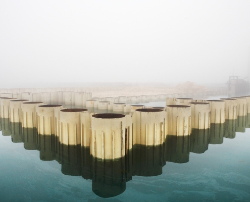 Bilder für den Geschäftsbericht, der ThyssenKrupp AG,  fotografiert in Venedig.