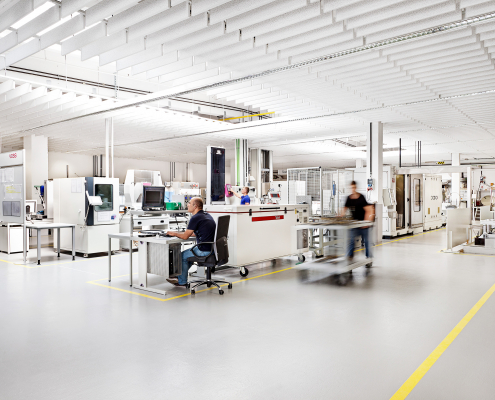 Indusrieaufnahmen im Werk von Voss Automotive GmbH in Wipperfürth.