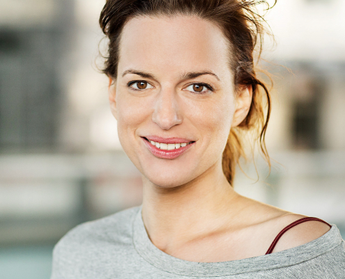 Portraits von der Schauspielerin Britta Beck.