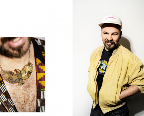 Portrait Bilder von dem dj amu amu aus Essen.