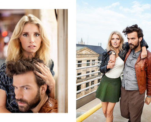 Portraits von einem jungen Paar