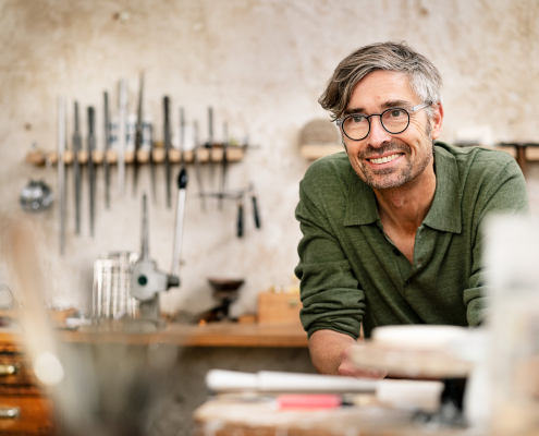 Portrait von Martin Lehmann, Inhaber von Martin & Martin, Cologne