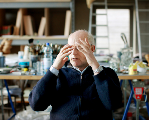 Portraits von Tony Cragg für die National-Bank aus Essen.